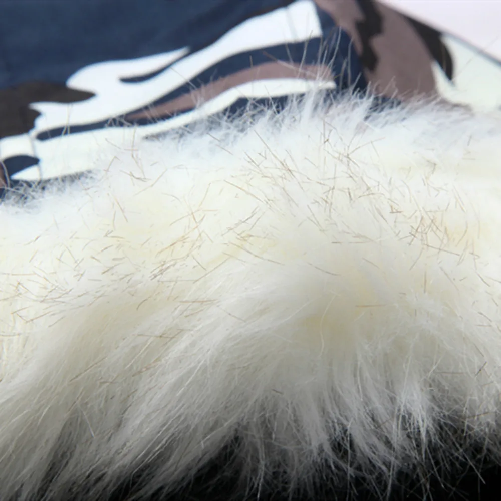 Зимние мужские куртки Камуфляжная парка с длинным рукавом армейские толстые