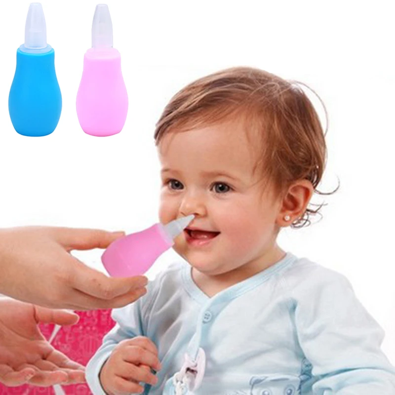 

Silicone Newborn Baby Children Nose Aspirator Toddler Nose Cleaner Infant Snot Vacuum Sucker Soft Tip Cleaner Baby Care Products