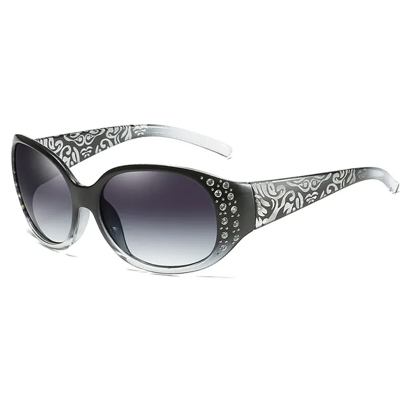 

HUHAITANG Luxury Polarized Diamond Pattern Sunglass Women Classic Driving Sunglasses For Womens Brand Designer Outdoor Sun Glass