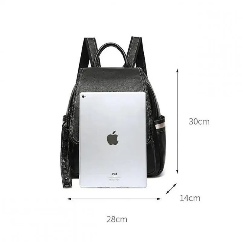 

YourSeason New Fashion Multifunctional Ladies Shoulder Bag Genuine Leather Women Casual Cowhide Luxury Backpack Large Capacity