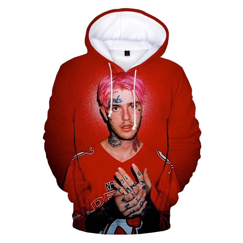 Мужская одежда 2021 года толстовки с принтом Lil Peep Rapper 3D уличная в стиле хип-хоп