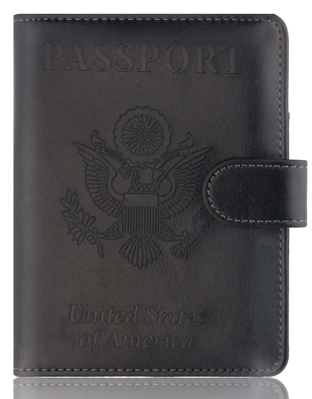 TOURSUIT путешествия RFID Блокировка кожа США Кредитная карта Паспорт обложка для паспорта для американских с магнитной кнопкой