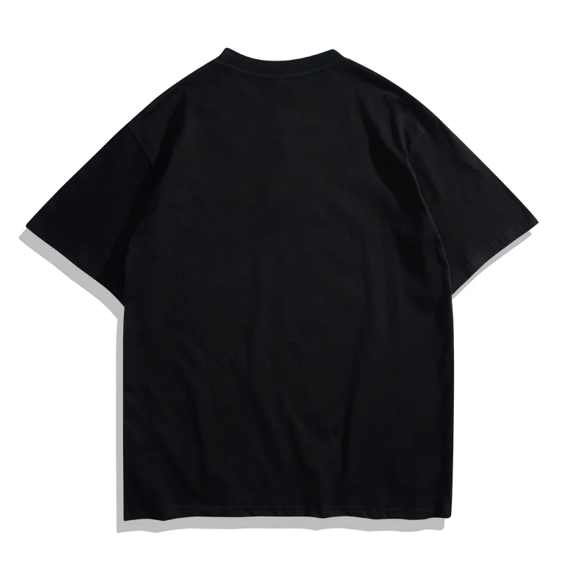 

Streetwear For The People For The World Storm Letter Simple T-shirts Hip Hop Teenager Top