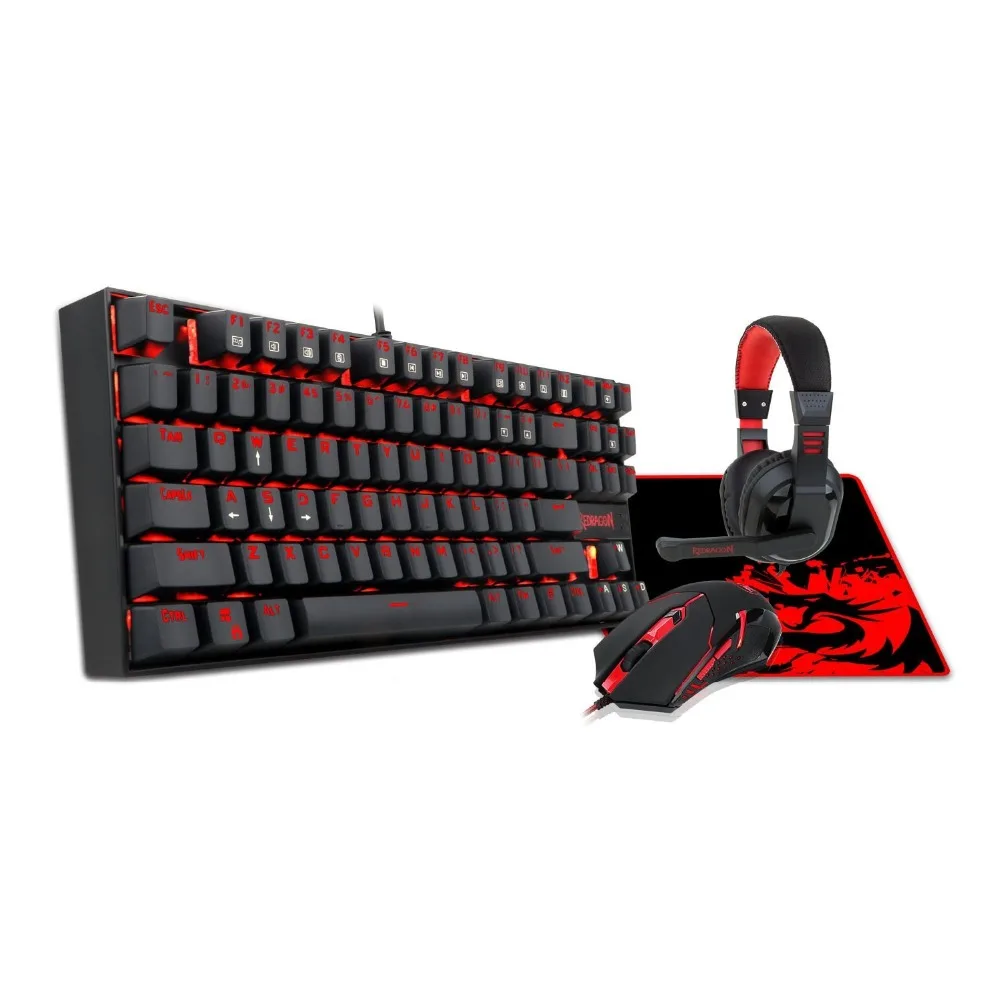 Redragon K552 Combo Mechanical Gaming Keyboard Mouse Mouse P
