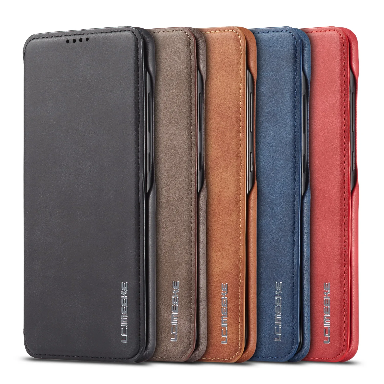 Матовый кожаный чехол для Samsung Galaxy A20 A30 A40 A50 A70 A20E A11 A31 A41 A51 A71 A21s A12 A52 A72 5G Магнитный
