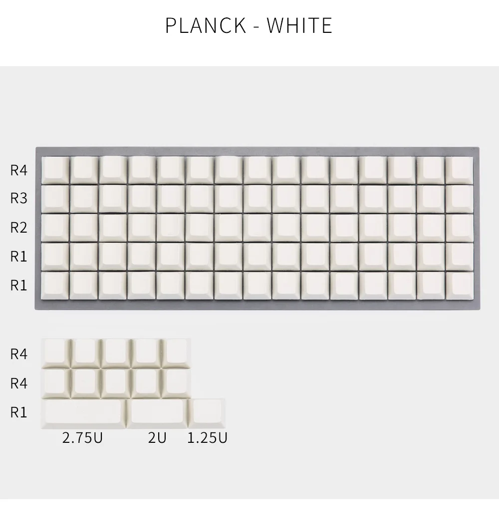 Planck keycaps пустые вишневые профильные ключи для Механическая клавиатура MX
