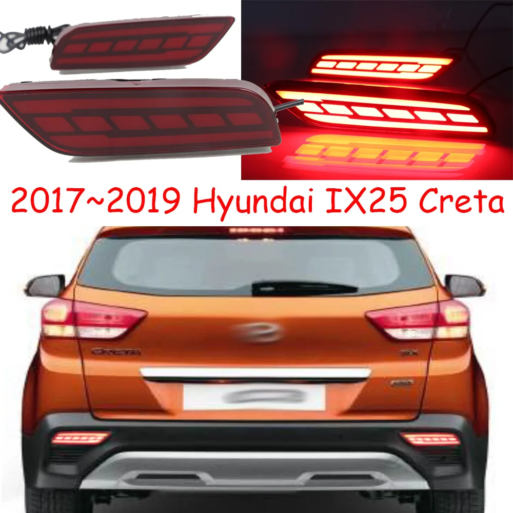 Год задний фонарь для hyundai IX25 Creta задний фонарь автомобильные аксессуары светодиодный DRL Taillamp для IX25 Creta противотуманные фары