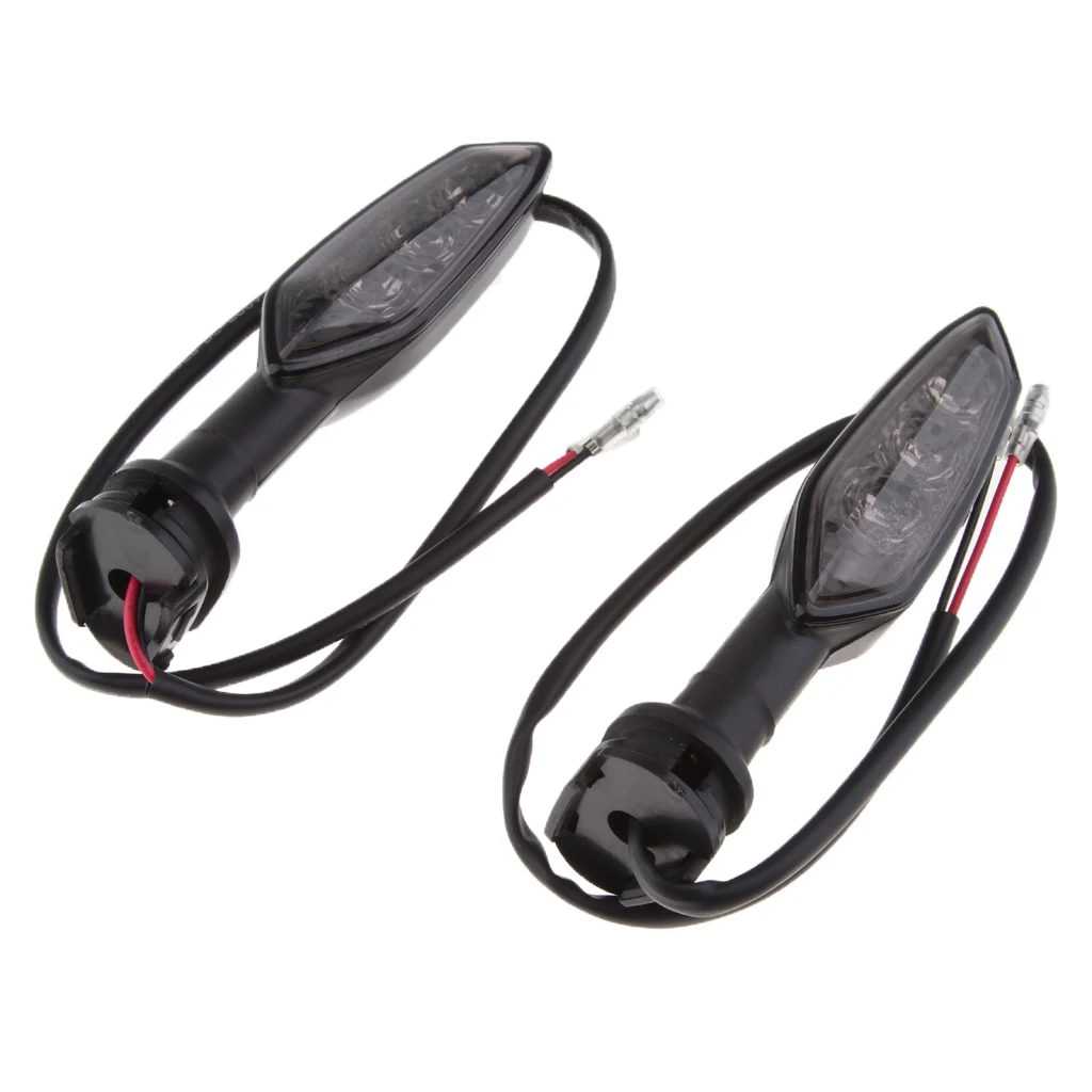 1 пара 12В LED Янтарный указатель поворота Индикатор мигалки для YAMAHA MT 01 25 03