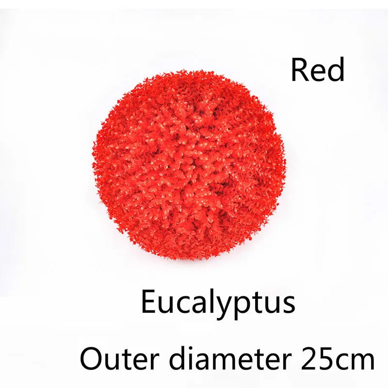 Искусственный имитирующий пластиковый зеленый шар из искусственной травы