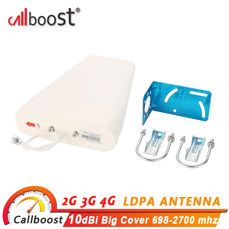 2/3/4G Outdoor Directional N-Female 10/11dBi Outside LPDA Antenna Omni External Antenna for Mobile Phone Signal Booster Repeater