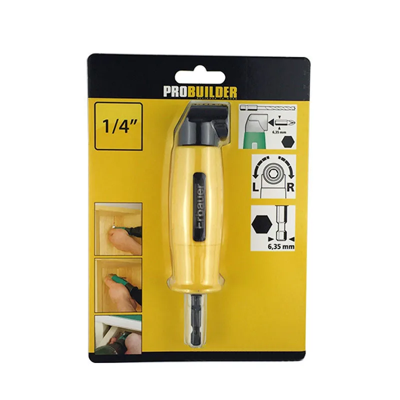 Угловое сверло с углом 90 градусов отвертка прямым реверсивным храповым