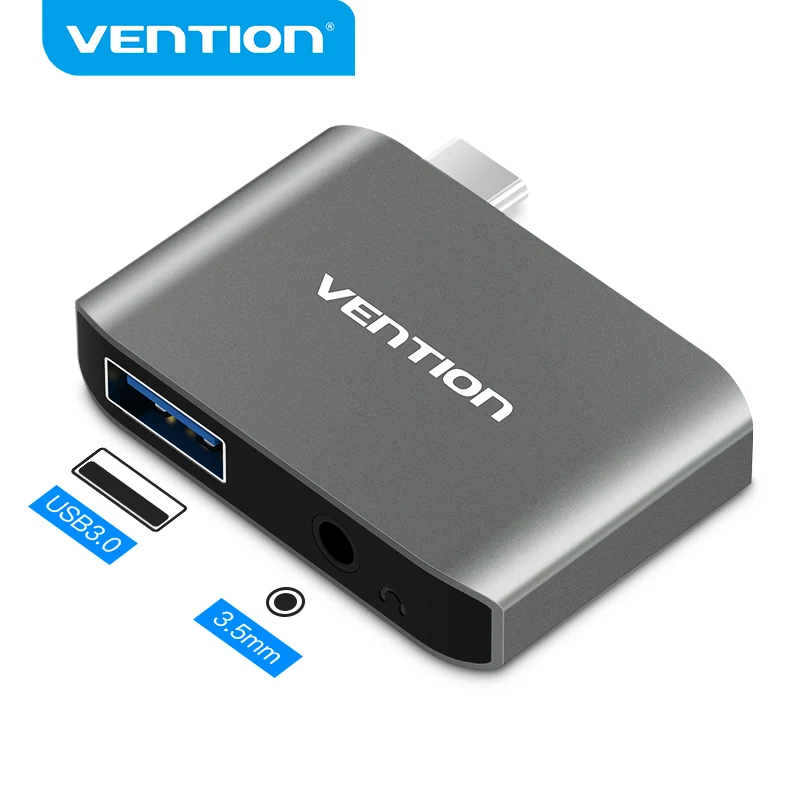 Звуковая карта Vention Type C USB 3 0 внешняя звуковая адаптер конвертер в аудиокарту AUX