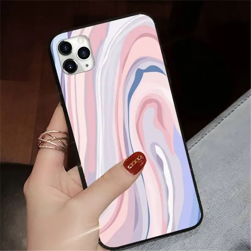 

Colored marble high quality Phone Case for iPhone 11 12 pro XS MAX 8 7 6 6S Plus X 5S SE 2020 XR