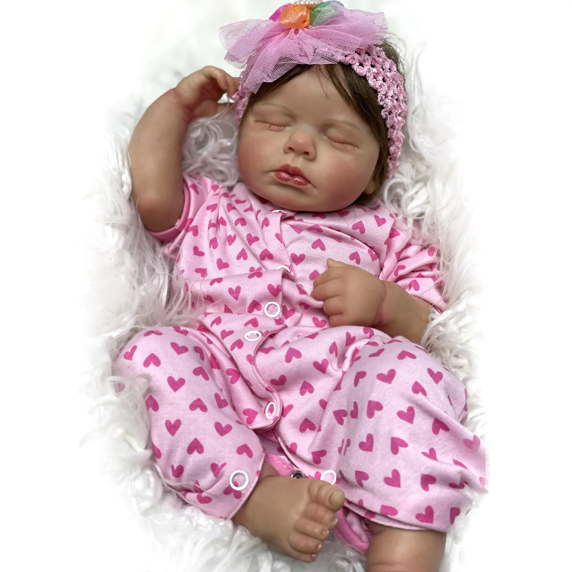 

20" Rewborn Baby Dolls Realistic Toy L For Boneca Renascida Brinquedo Bebe Para Crianças