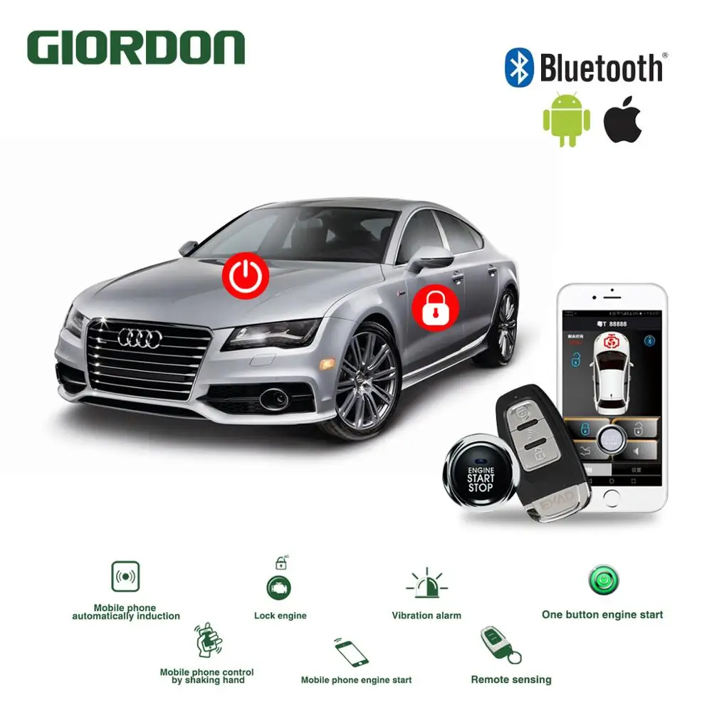 Универсальные автомобильные аксессуары Система бесключевого доступа и комфорта