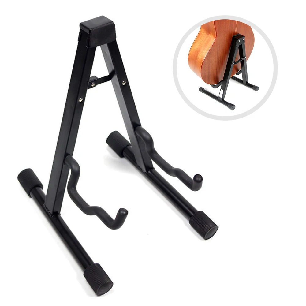 

Portable Folding Tripod Guitar Stand String Instruments Holder for Acoustic Electronic Guitar Bass Ukulele Violin Cello X472D