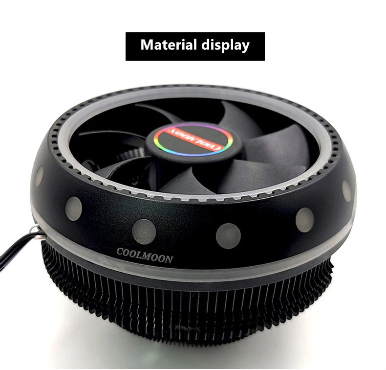 UFO Форма компьютер Процессор цветная (RGB) кулер для Intel LGA 1150 1151 1155 1156 775 1366 AMD AM2 AM3 + AM4