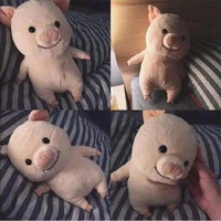 cartoon cute pig with clothes plush toys stuffed kawaii animal doll soft baby accompany pillow for kids girls birthday gift
