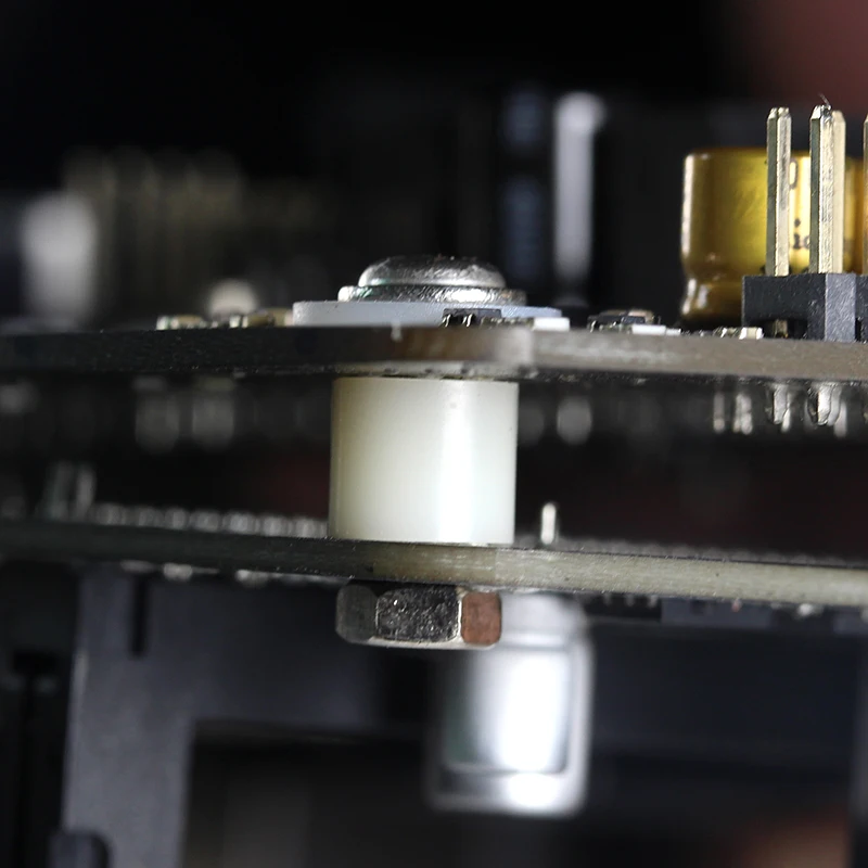 Белая круглая пластиковая Опора без резьбы из нейлона шайба с полым