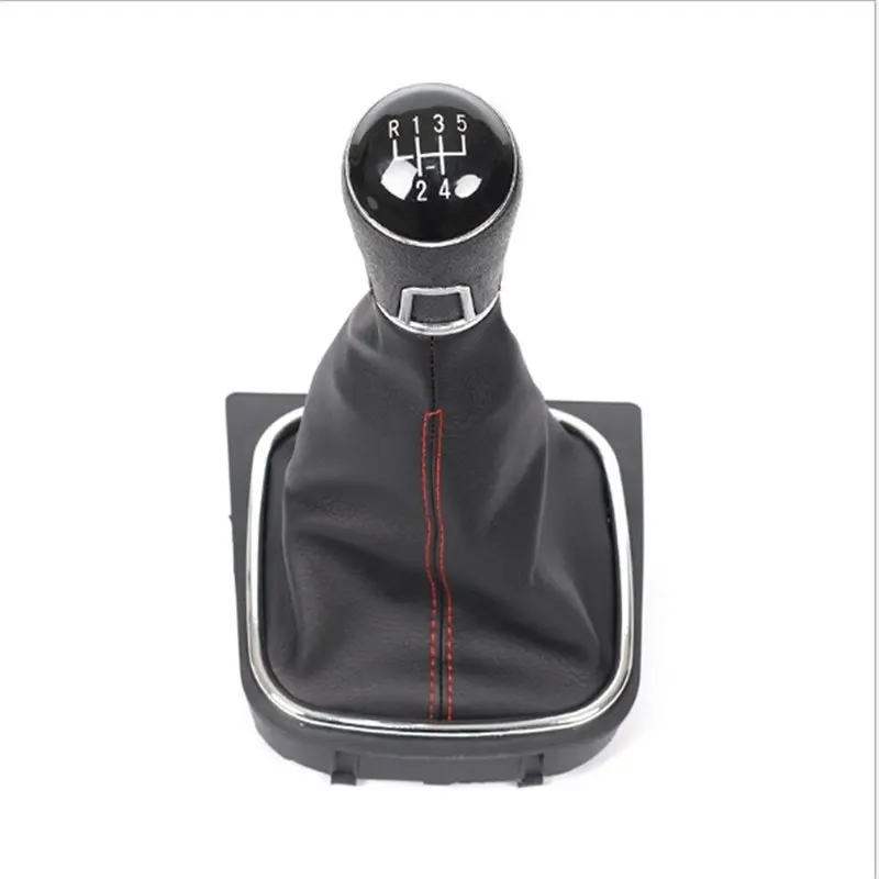 MT ручка переключения передач для Volkswagen VW Golf 5 6 Golf5 Golf6 рычаг кожаная рукоятка