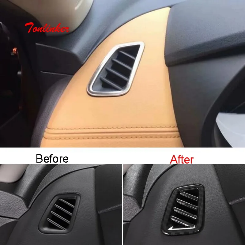 

Tonlinker наклейка на крышку салона приборной панели SmallOutlet для NISSAN Sentra 2019 автостайлинг 2 шт. ABS/нержавеющая сталь наклейка на крышку