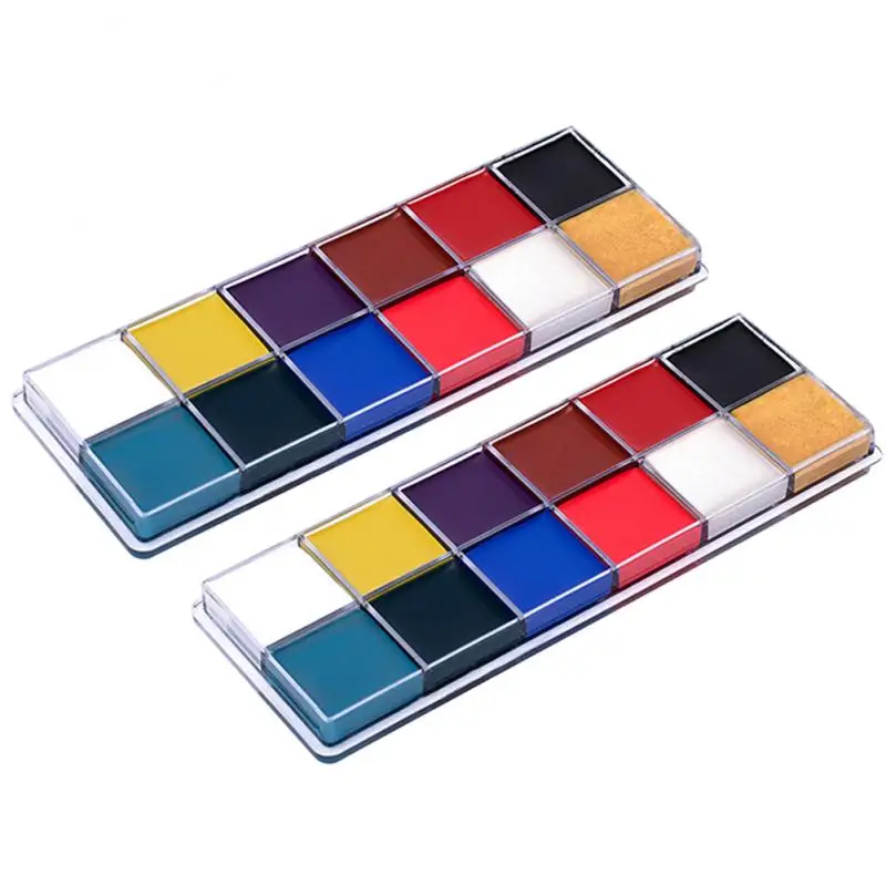 Краска для тела кинотеатр клоун водостойкая краска лица пигмент Модный 12 цветов