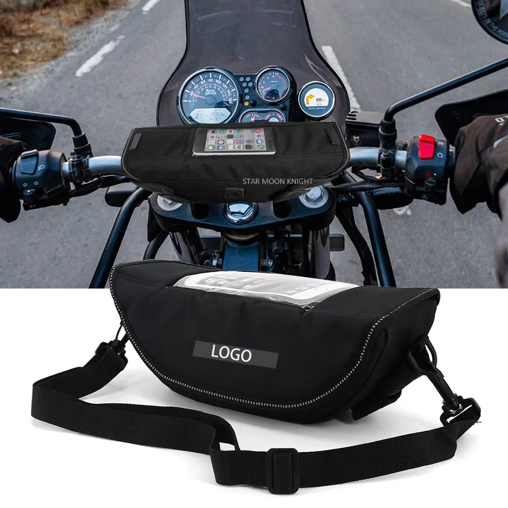Motorcycle Accessories Handlebar bag Waterproof Bag Storage Travel Tool bag Fit For Royal Enfield Himalayan Handle Bar Bags