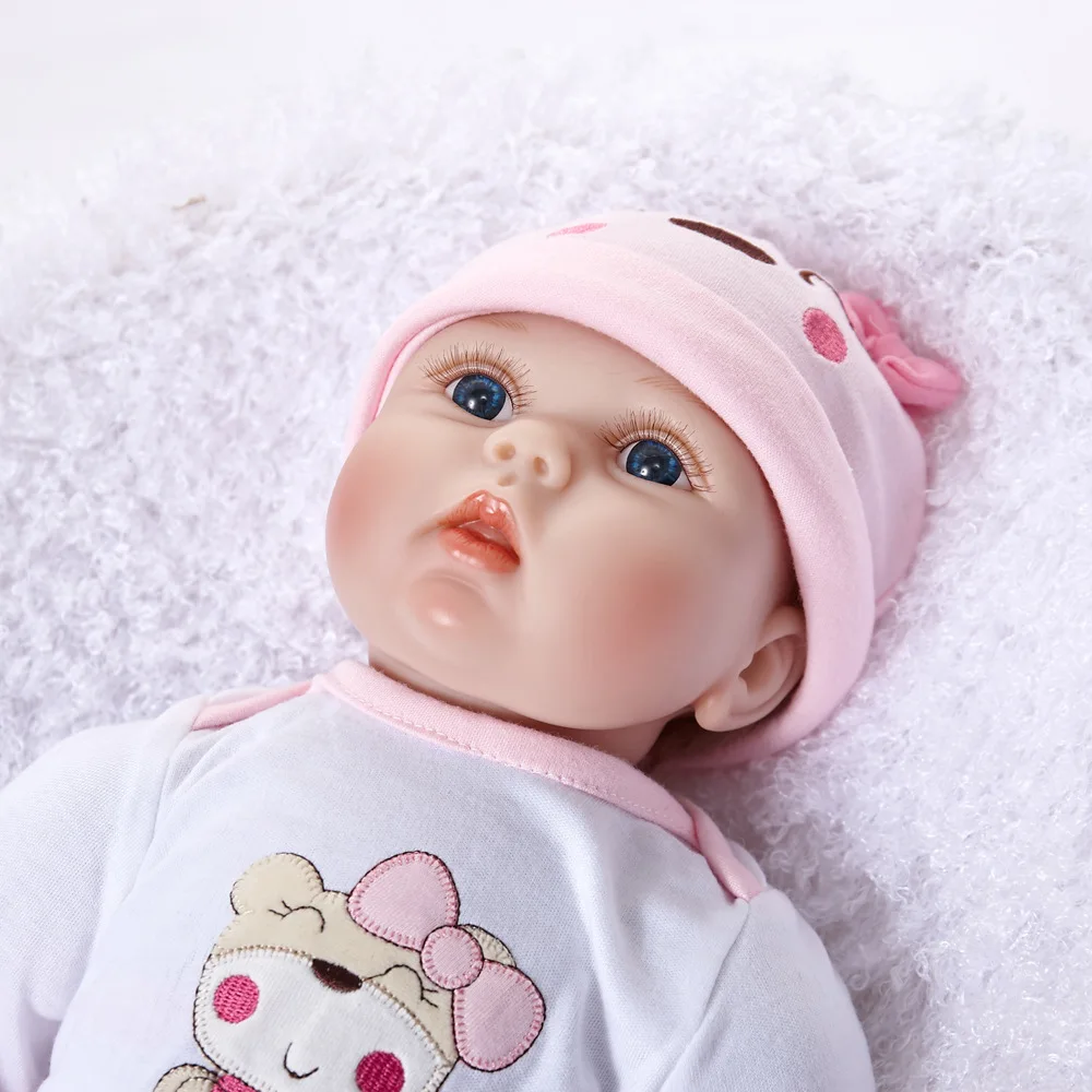 22 дюйма перерожденные куклы Младенцы милый мягкий ручной работы реалистичные