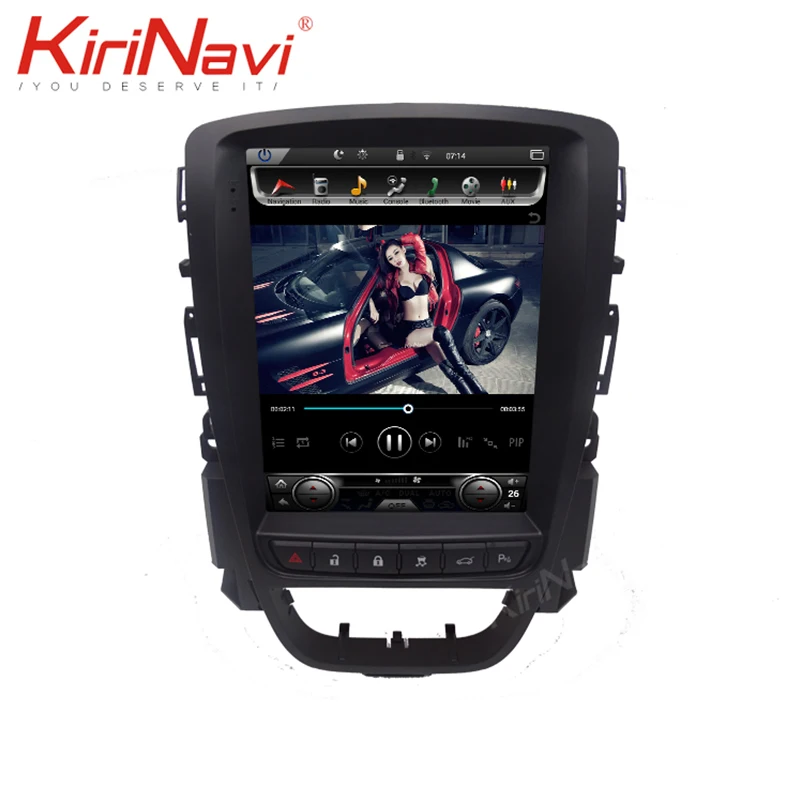 KiriNavi вертикальный экран Tesla стиль 10,4 ''Android 9,0 Автомагнитола для Opel ASTRA J Buick 2009- Автомобильный мультимедийный Dvd навигатор
