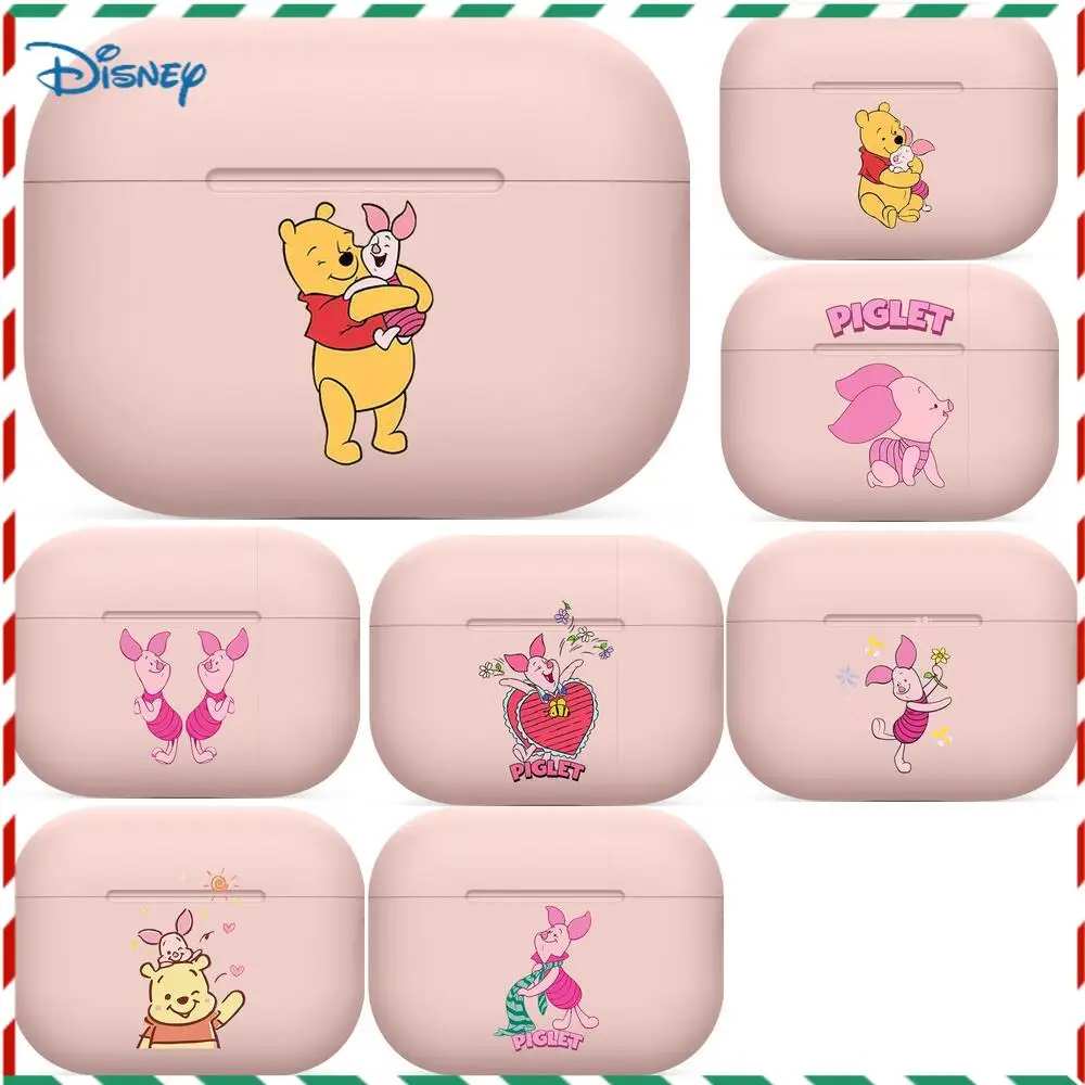 

Чехол с изображением медведя из мультфильма «Пух» для Airpods 1 2 pro