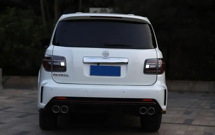 Автомобильный Стайлинг светодиодный задний фонарь для Nissan Patrol Y62 2012- задние фонари светодиодный задний фонарь динамический сигнал поворота+ drl+ тормоз+ Парк+ сигнал