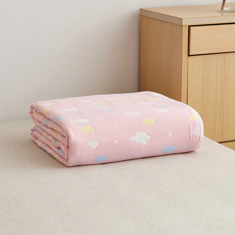 Уютное легкое муслиновое Хлопковое одеяло для детей взрослых кровати дивана