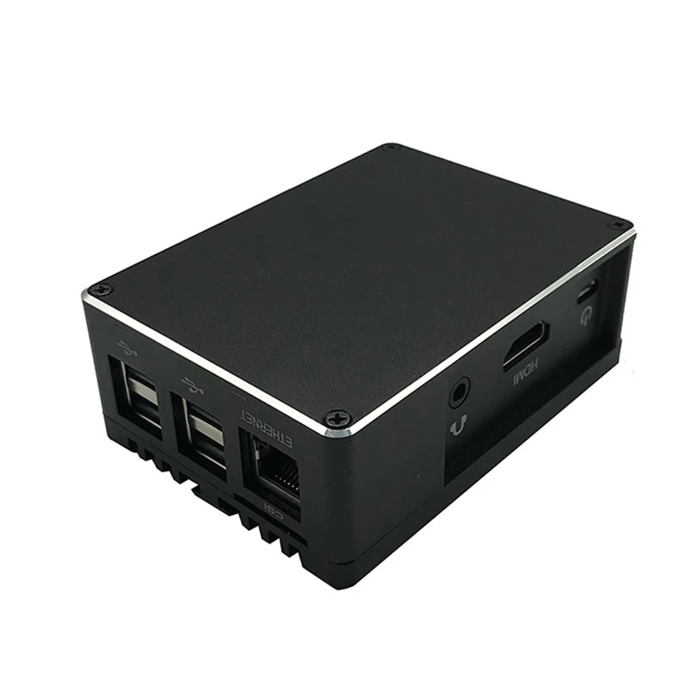 Новый безвентиляторный алюминиевый чехол Корпус коробка для Raspberry ASUS Tinker Board S Pi 3b