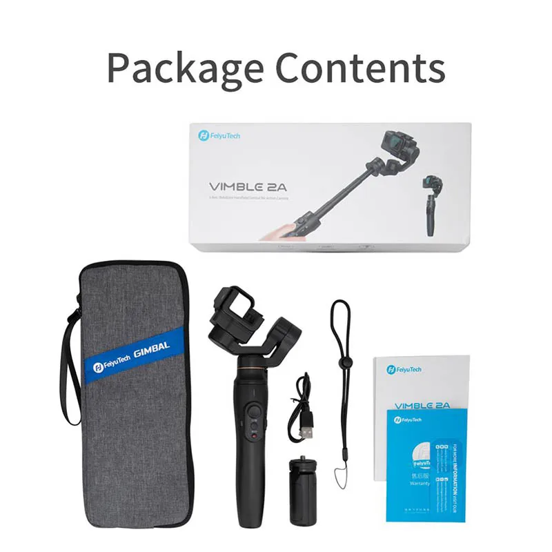 Стабилизатор для экшн камеры FeiyuTech Vimble 2A ручной шарнирный стабилизатор 18 см Wi