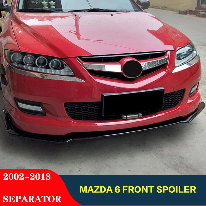 CEYUSOT для Mazda 6 передний спойлер сепаратор 2002 13 MAZDA6 бампер задний Накладка