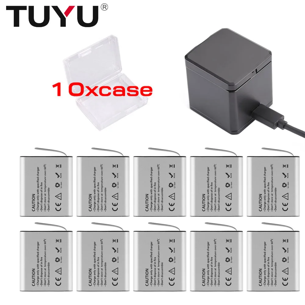 

1350mAh Battery for H9r H6s H5sPlus V50Pro AKASO EK7000 Brave 4 V50x SJCAM SJ4000 SJ5000 sj6000 F68 c30 gitup 2 Action Camera