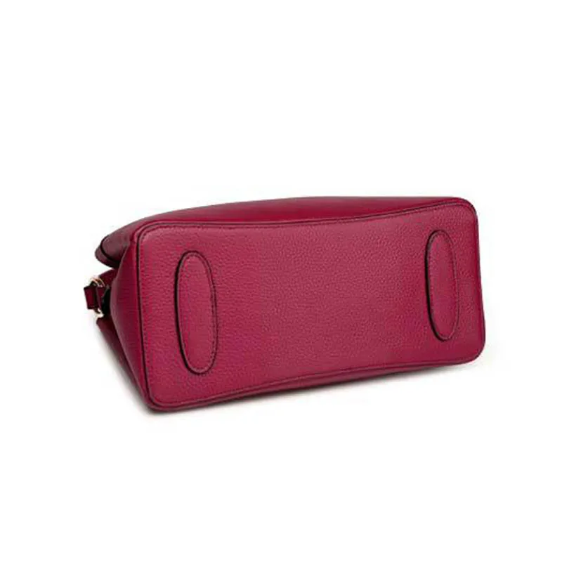 

New Famous Brand Tote bag women's shoulder bag new fashion bucket bag red autumn and winter big bag leather messenger bag women