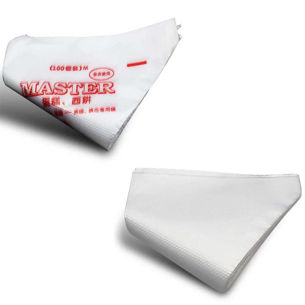 100 шт./компл. одноразовый мешок для теста глазурь трубочки Кондитерские кексы