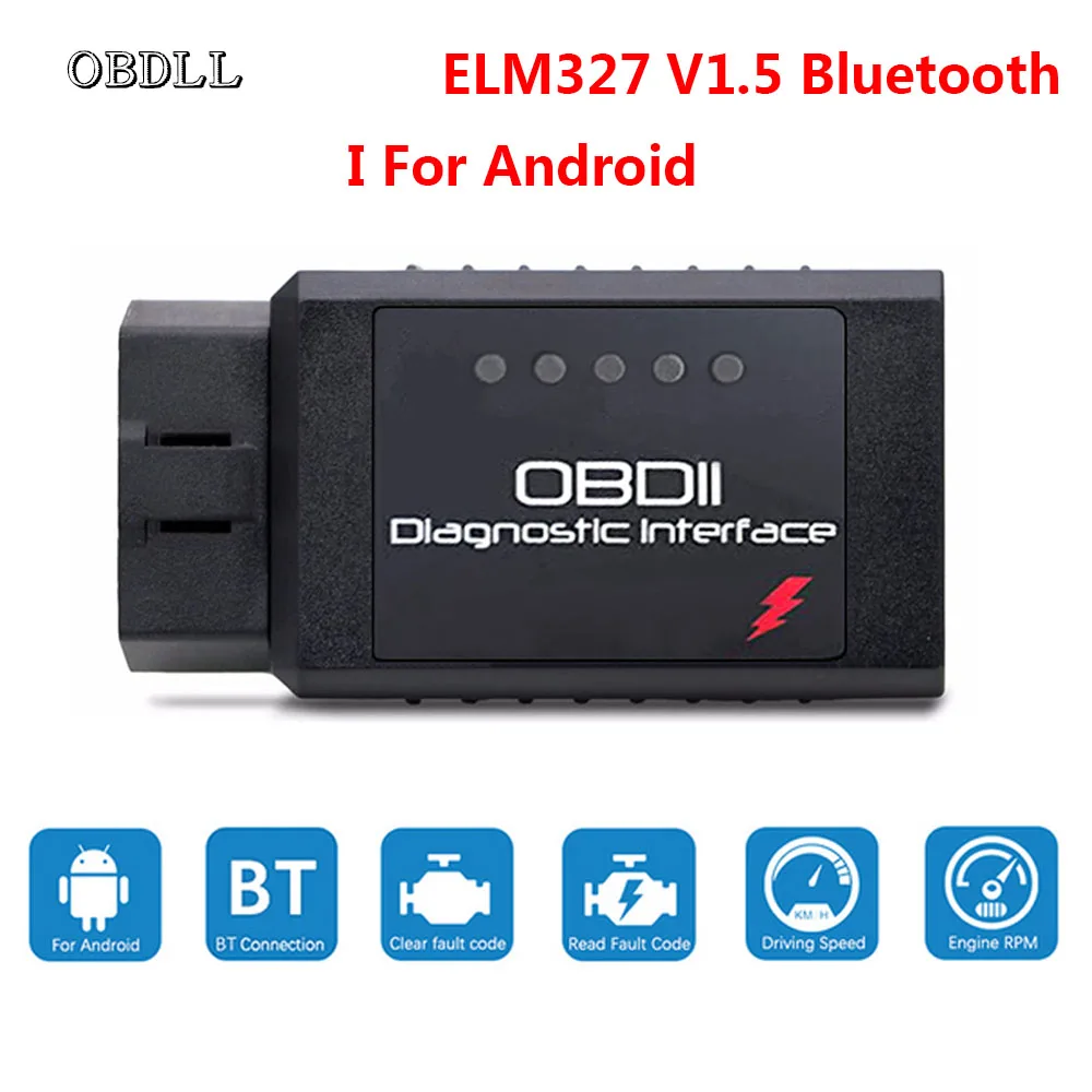 Подходит для Android Torque OBD 2 интерфейс OBD2 сканер Супер Мини ELM 327 Поддержка OBDII