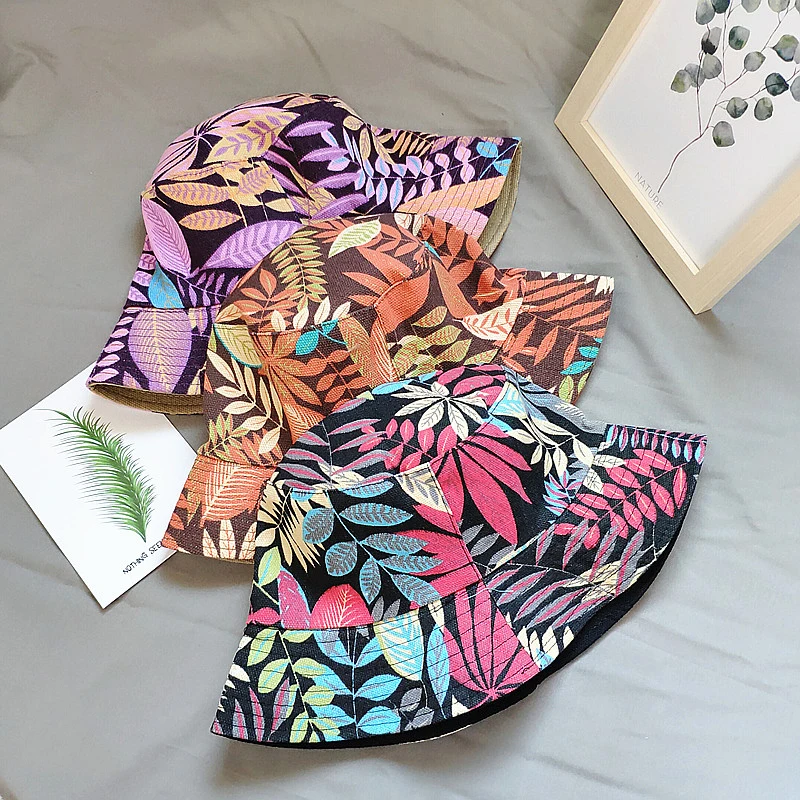 Панама GOUTER с рисунком кленового листа дизайнерская шапка в стиле хип хоп для