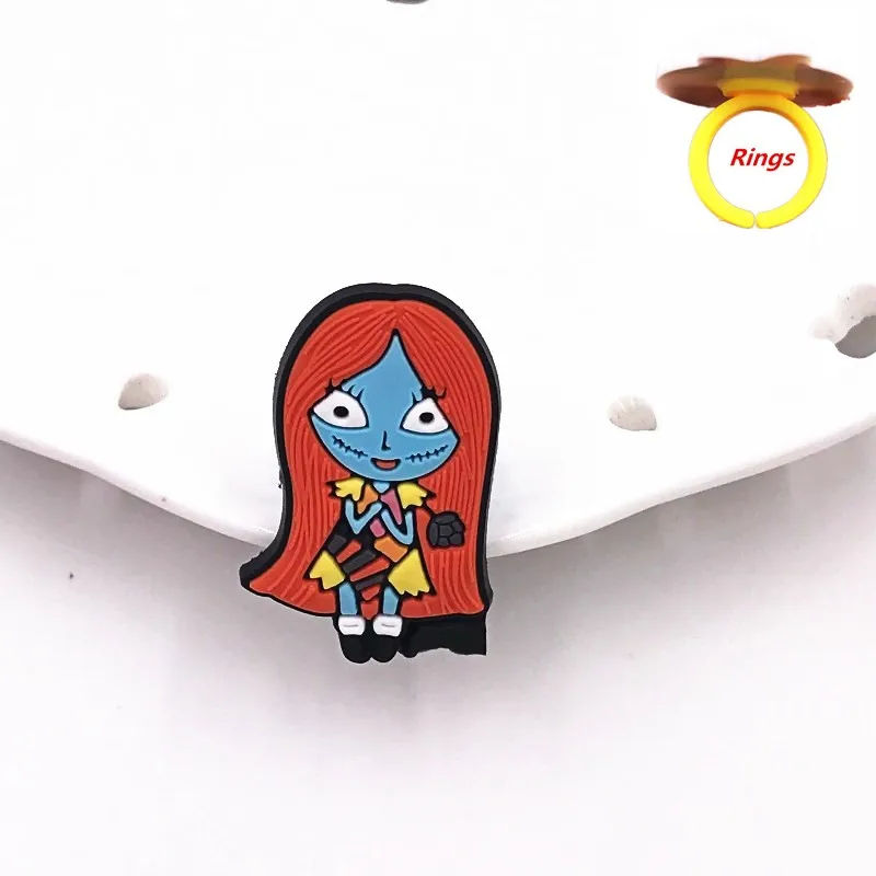 10 шт. оптовая продажа смешанный Хэллоуин значок Мягкий Новый дизайн ПВХ мягкие