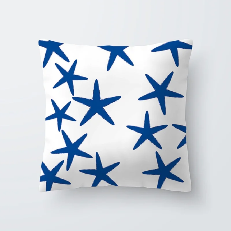 

Ocean Bylue Cushion Cover Sofa Pillow Cover Case Seat 45*45CM Pillow Cases Cushion Covers Polyester Pillowcase Home Decor