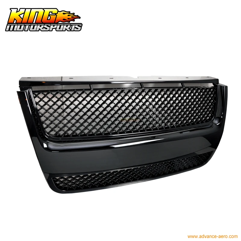Подходит для 2007-2010 Ford Explorer Sport Trac Mesh Черная решетка капюшона США Бесплатная