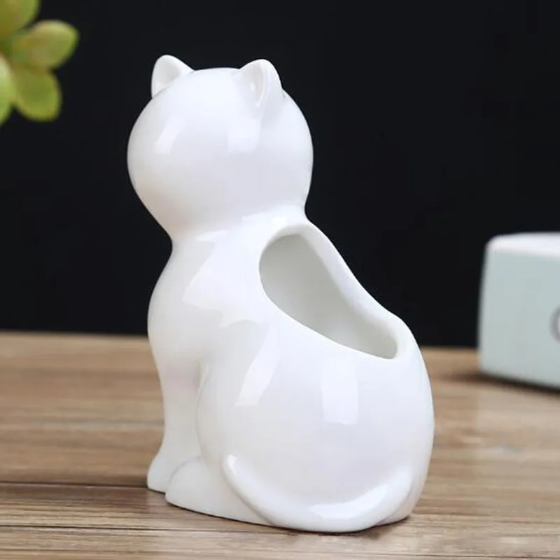 Fleshy Ceramic Flower Pot Lazy Cat Plant Flowerpot Crafts and Arts Office Desktop Ornaments Home Garden Decoration | Дом и сад
