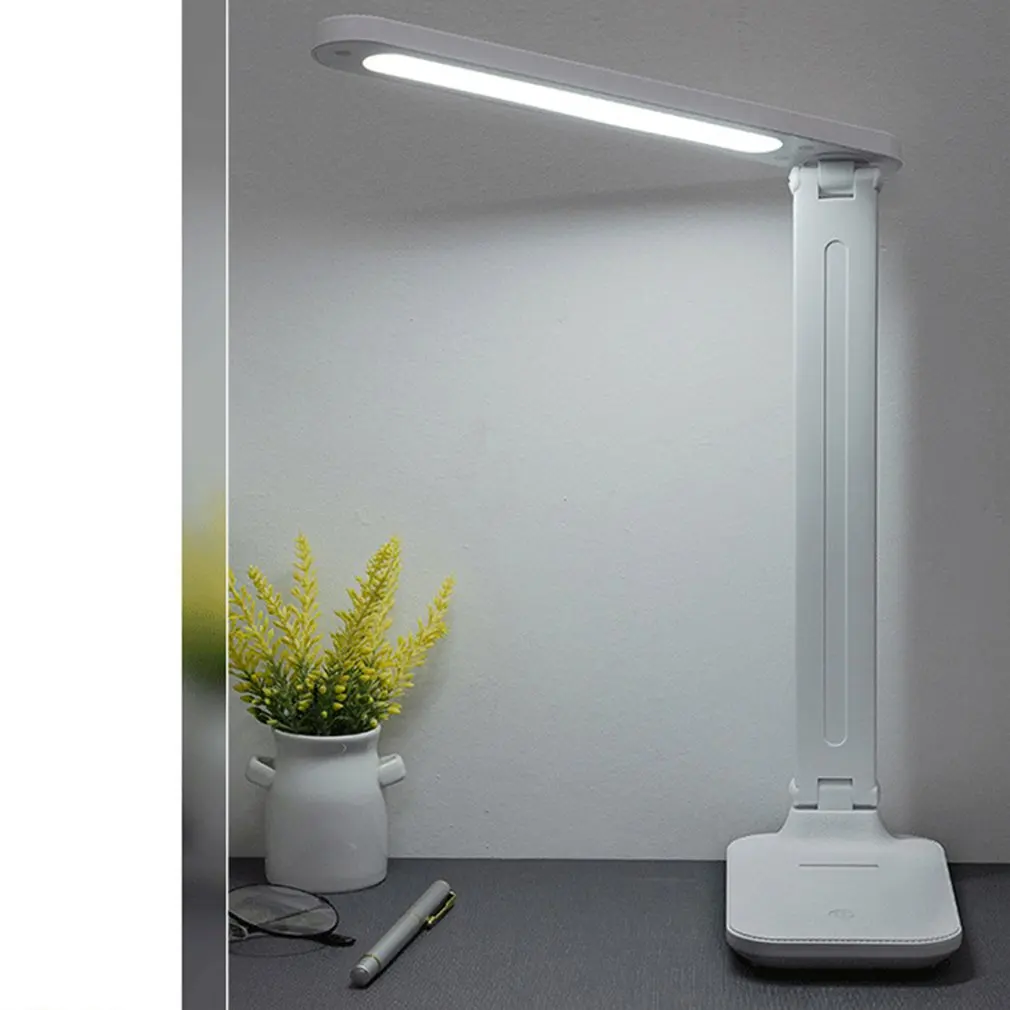 

Led Desk Lamp Student Reading Eye Protection Lamp Touch And Fold Function Bedroom Night Lamp Bedside Lights USB Charging
