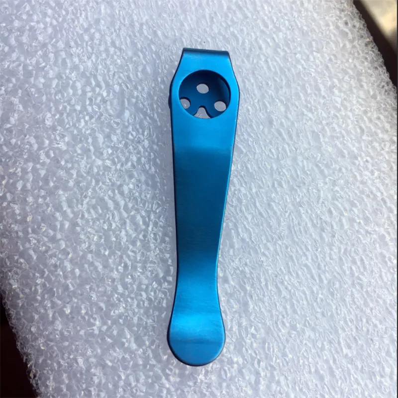 Blue Высокое качество титановый карманный нож клип Kydex зажимы для спины зажим для талии для C81 C10 C11 складной нож зажимы для спины - Цвет: Blue