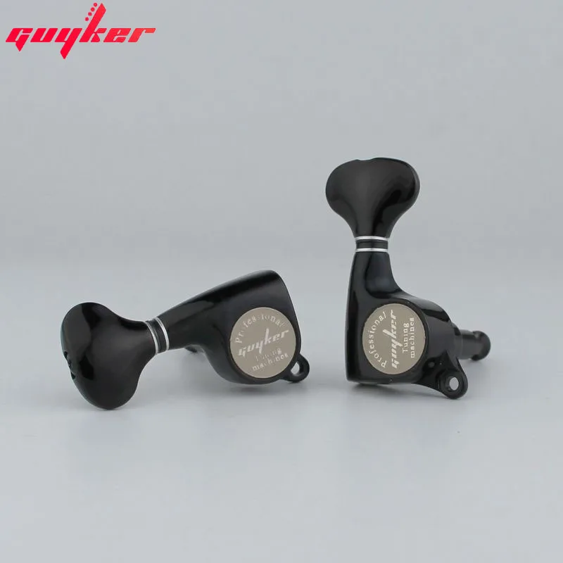 GUYKER черные тюнеры для электрогитары|Детали и аксессуары гитар| |