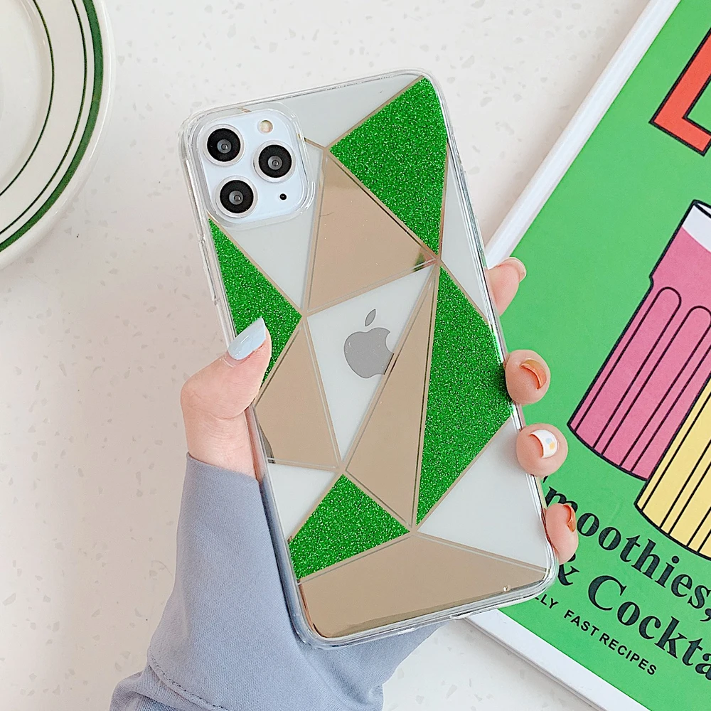 k LOVECOM листья и ананас Прозрачный чехол для телефона для iPhone 11 Pro Max XR XS Max 7 8 Plus X Прозрачная мягкая Гальваническая задняя крышка - Цвет: k