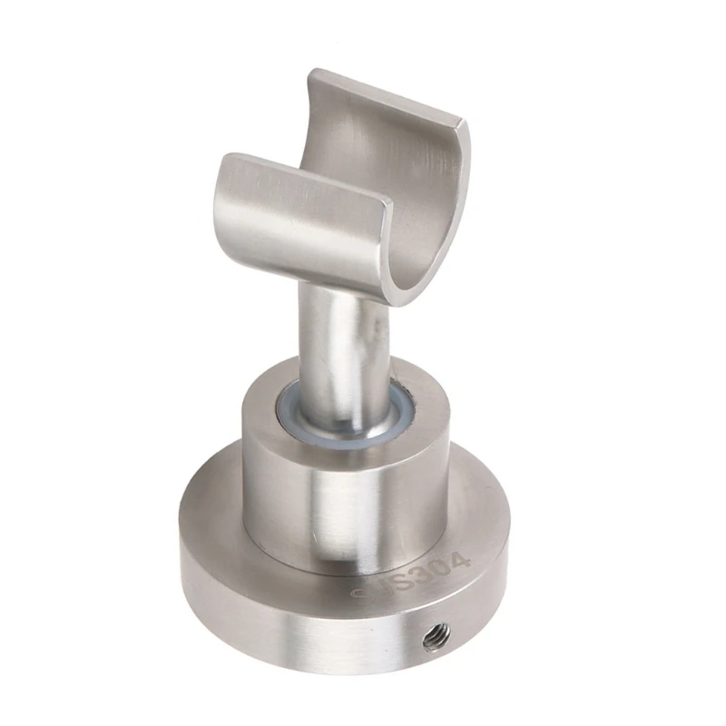 

Wall Mounted Stainless Steel Handheld Shower Head Bracket 360 Degree Adjustable Brushed Bathroom Shower Spray Holder