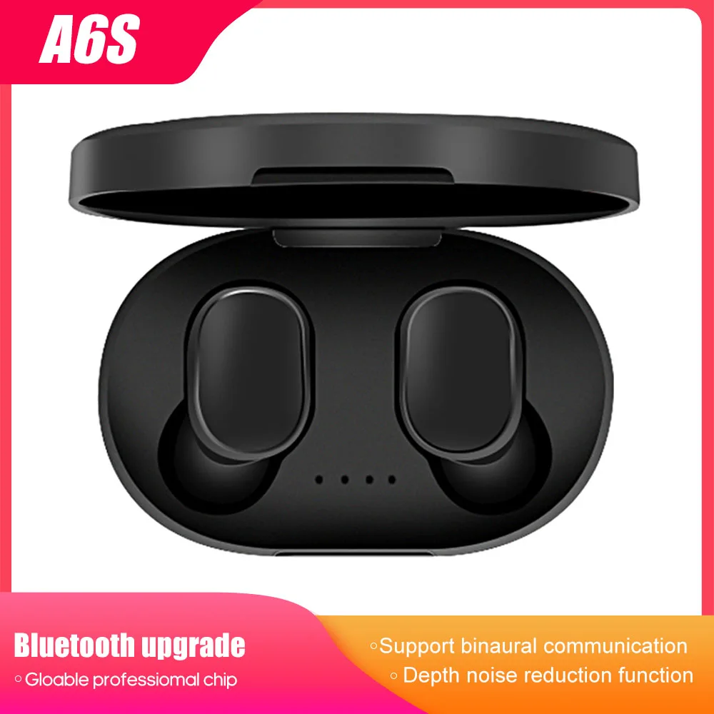 A6S Mini TWS наушники Twins беспроводные Bluetooth 5 0 наушники-вкладыши Спортивная